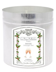 Bougie Parfumée 240 g Champagne Rosé